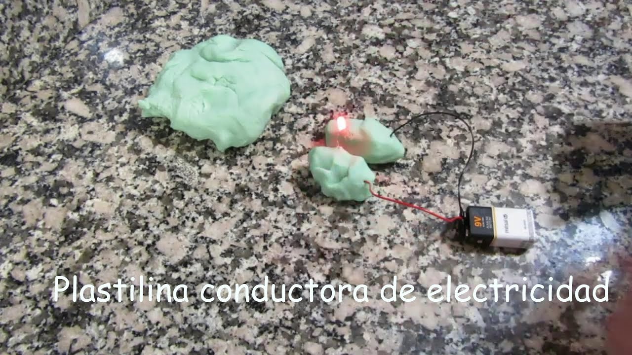 ⚡ EXPERIMENTA !!!  PLASTILINA Conductora De La Electricidad ⚡