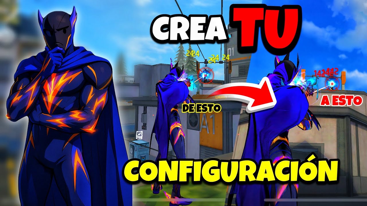✅COMO CREAR TU PROPIA CONFIGURACIÓN CON SEGUIMIENTO A LA CABEZA PARA DAR HEADSHOT EN FREE FIRE