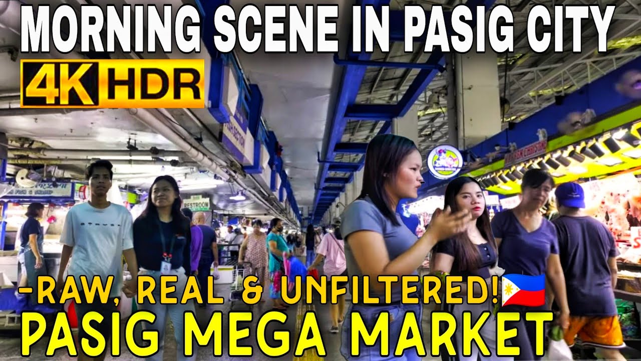 [4K HDR] Exploring Pasig Mega Market 2025🇵🇭 | Local life, Street Scene & Fresh Finds | Philippines