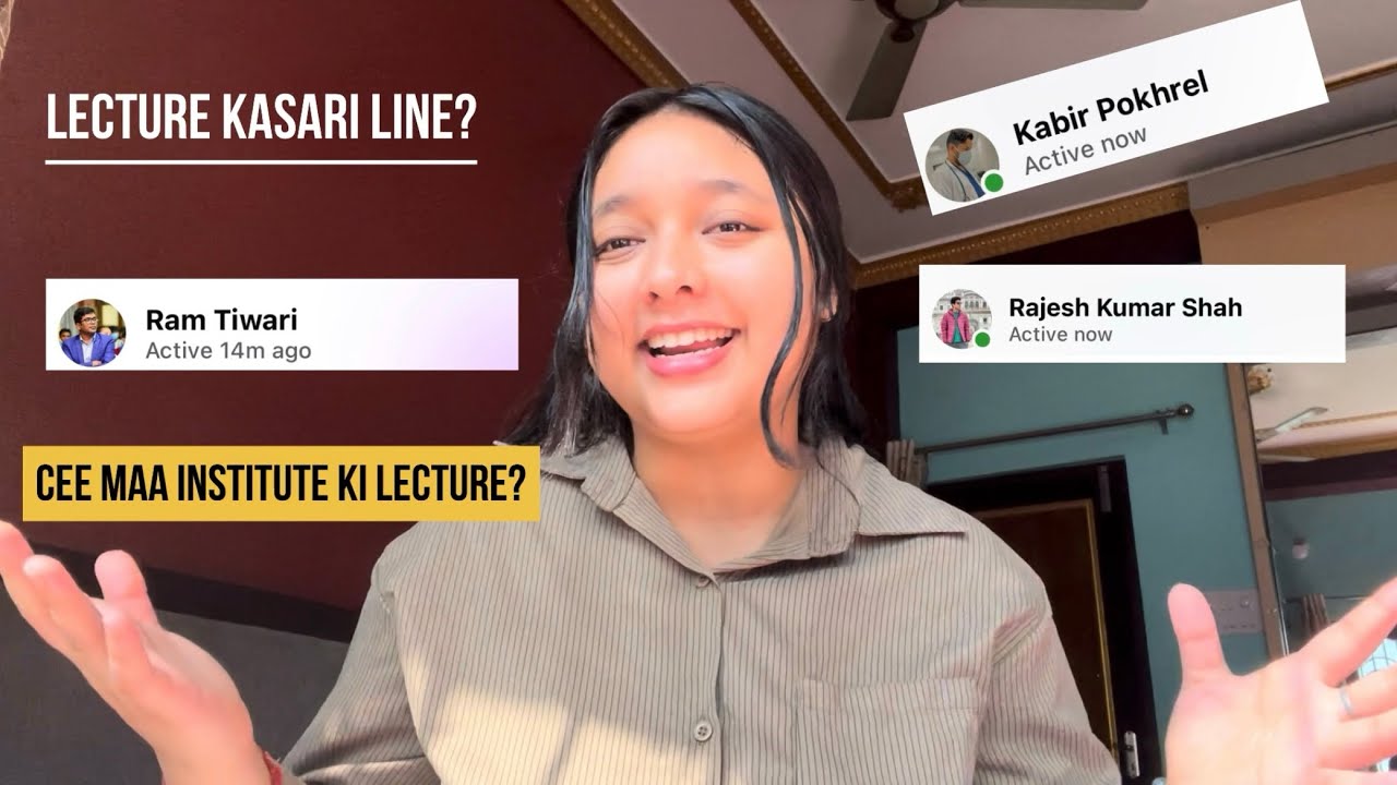LECTURE kasari line? ✨🩺| How I got MBBS scholarship by Lectures? 📚🪬