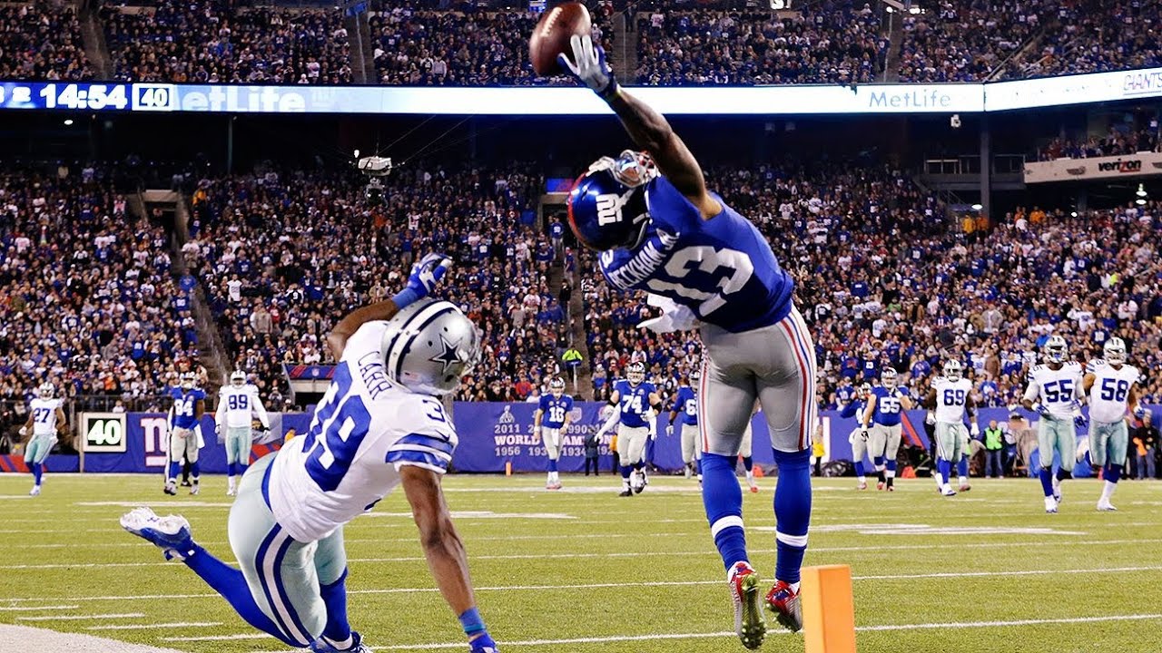 Odell Beckham Jr. one handed catch vs Cowboys (2014)