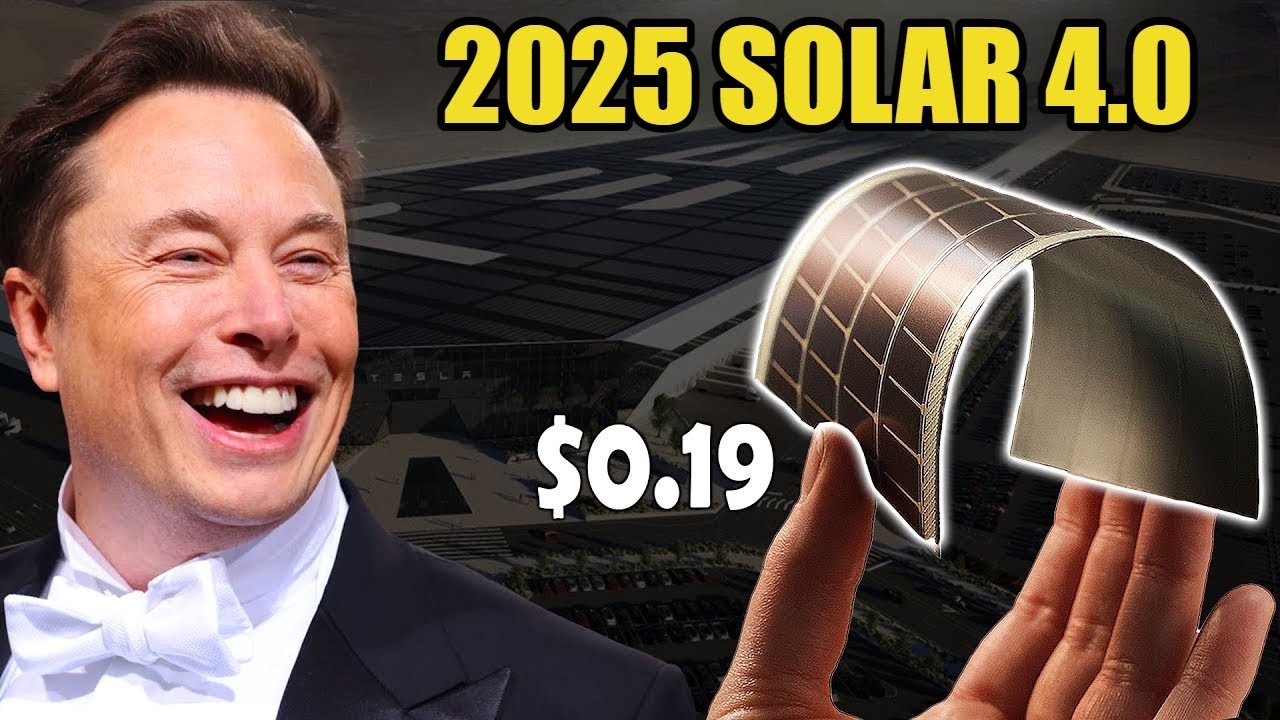 Elon Musk enth&uuml;llt endlich eine kraftvolle neue Perowskit-Solarzelle 2025