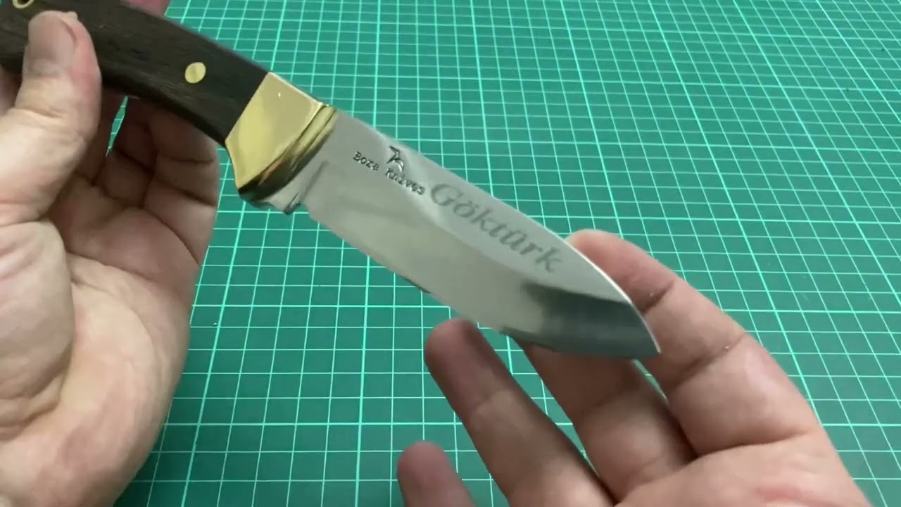 Motorlu taş kurbanı ... Bora Knives