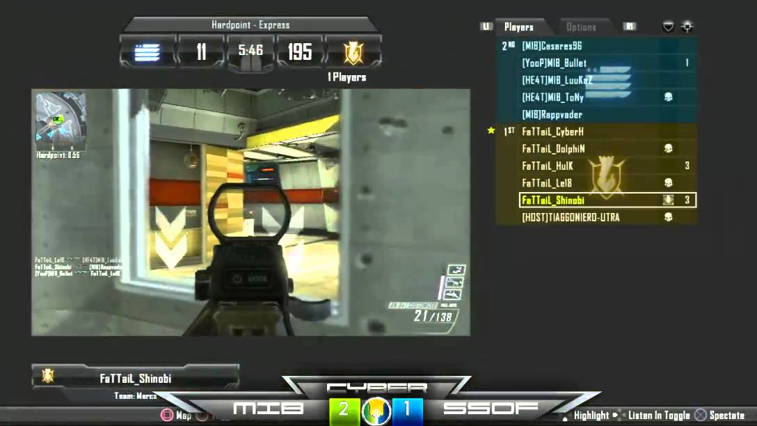 [MIB] vs [SSOF] Campeonato Brasileiro de Black Ops 2