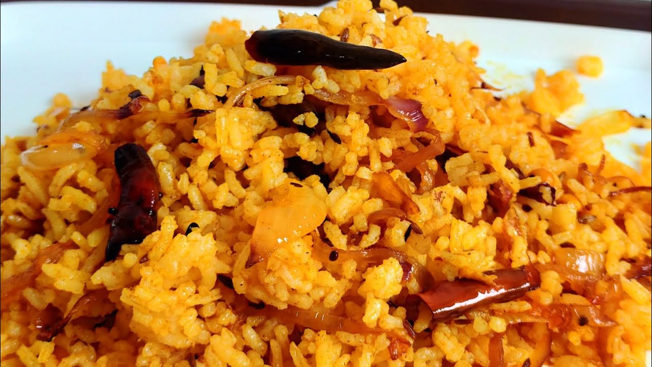 🍱10-minute Aniyanu Rice |Quick  Lunch Box Recipe !