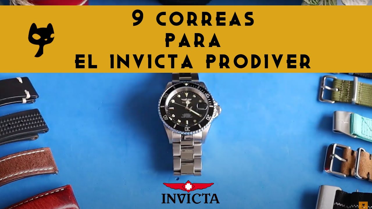 Invicta ProDiver 8926OB con 9 correas diferentes - ¿Cuál te gusta más?