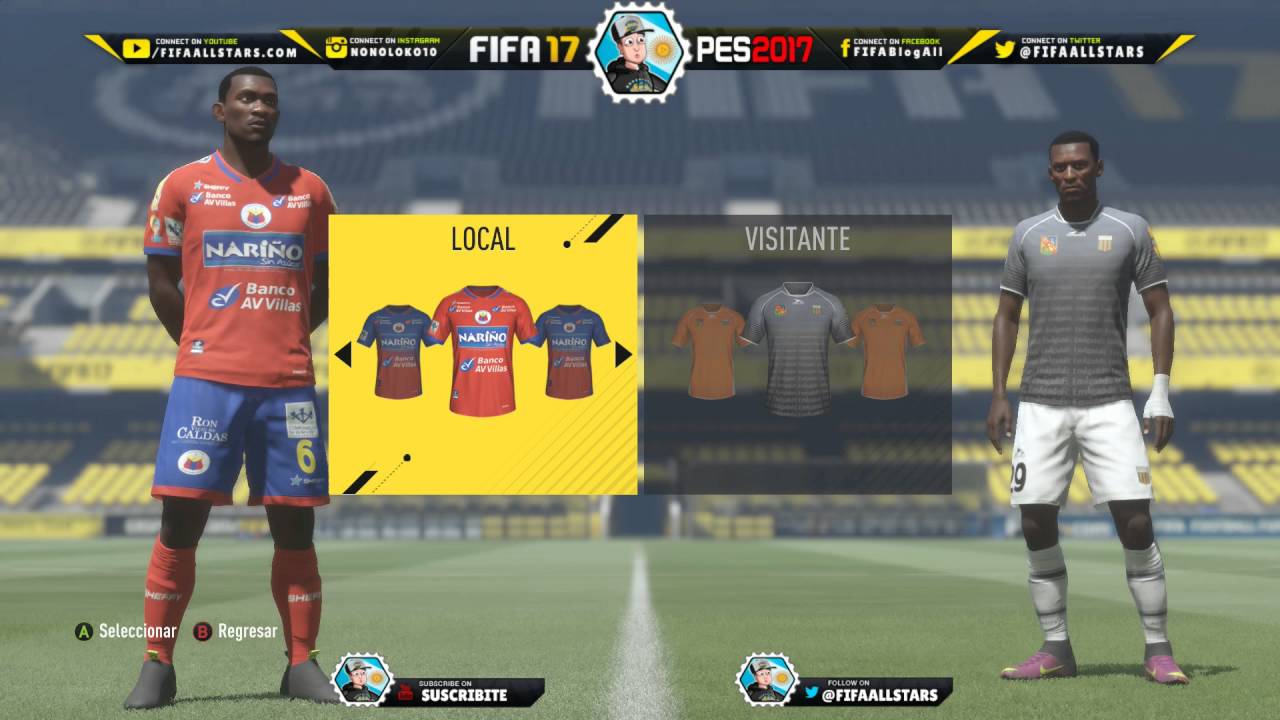 FIFA 17 Liga Colombia Kits & Rating - Liga Dimayor