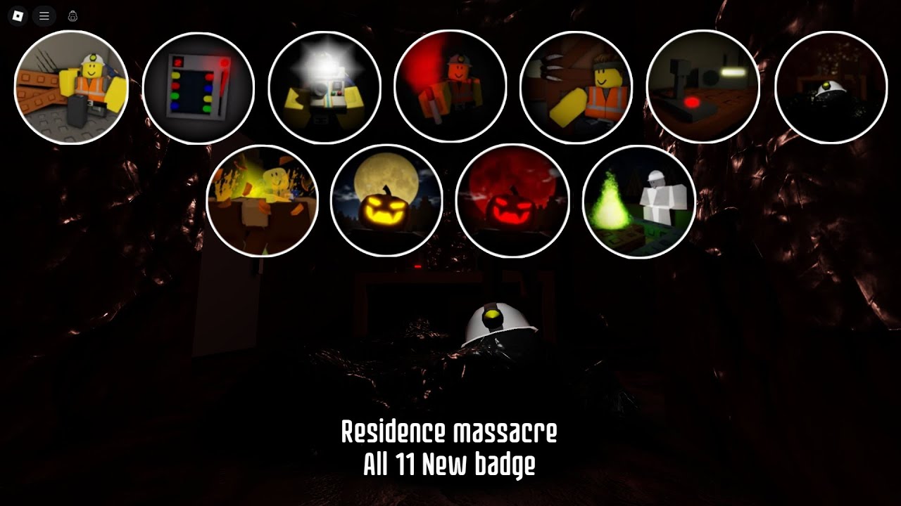 Residence Massacre All 11 New Badge