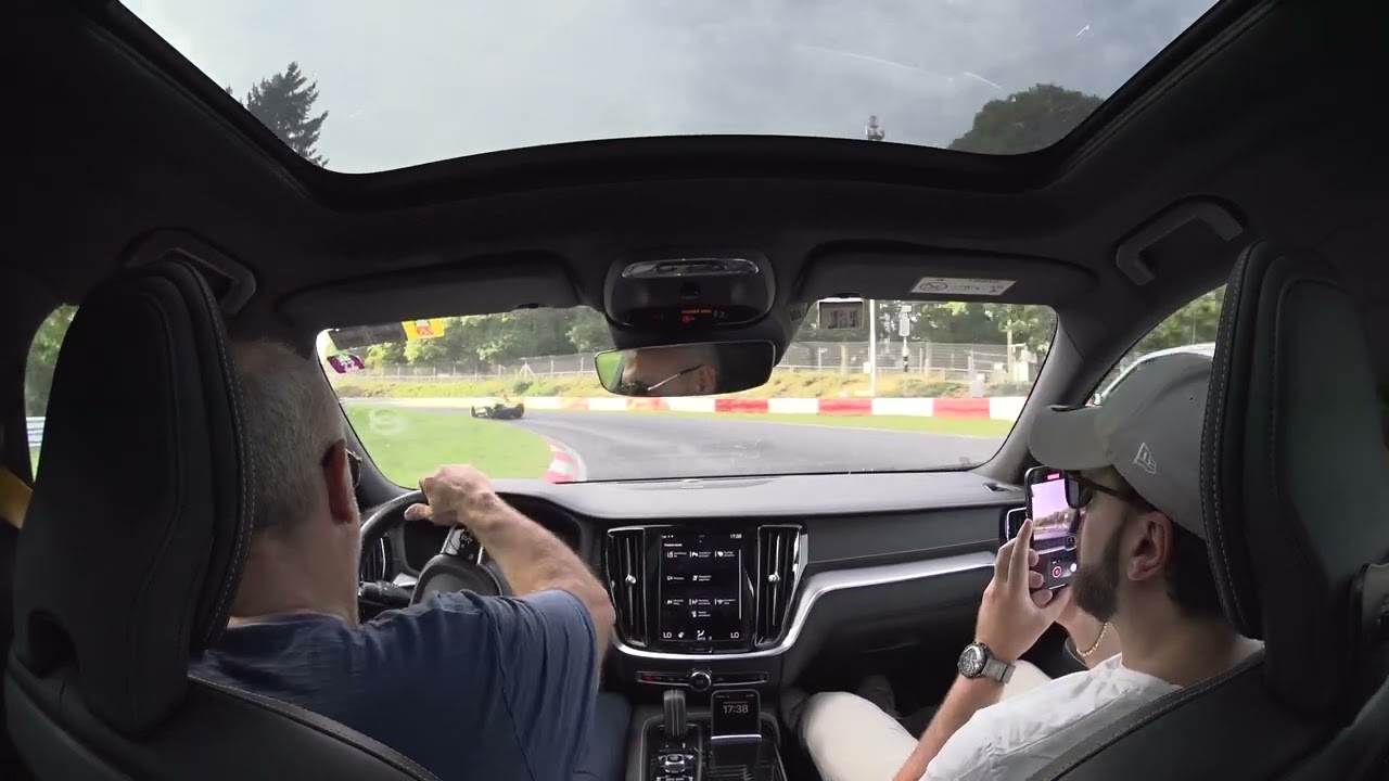 Volvo S60 T8 Hybrid Polestar Touristenfahrten 28 09 2023 second lap