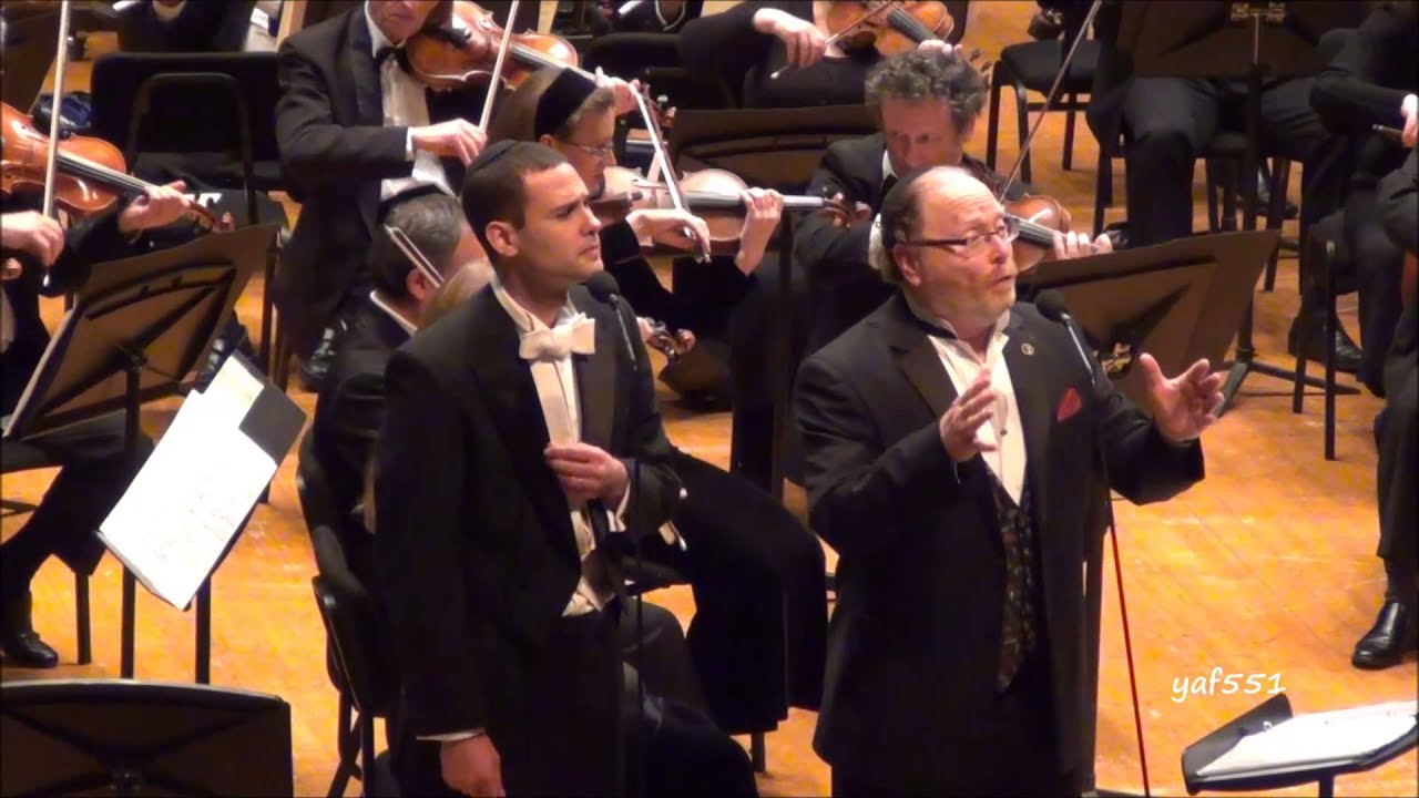 Cantors Yaakov Motzen and Azi Shwartz sing duet of Yossi Green Retse