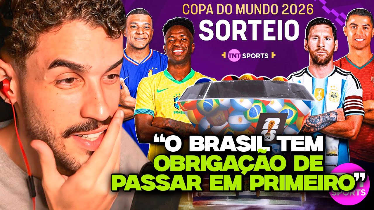 AN&Aacute;LISE DO SORTEIO DOS GRUPOS DA COPA DO MUNDO 2026! | REACT TNT SPORTS BRASIL