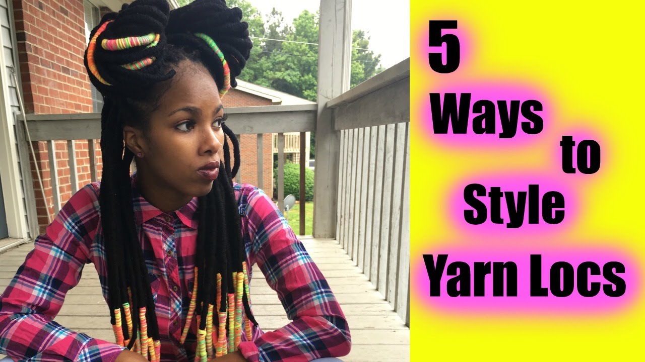 5 QUICK & EASY Yarn Locs Styles
