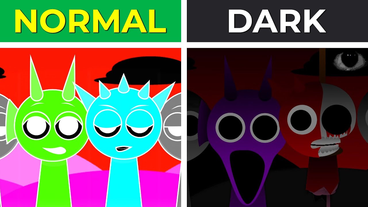 Incredibox Sprunki X Rejecz Mod - Normal vs Horror Versions