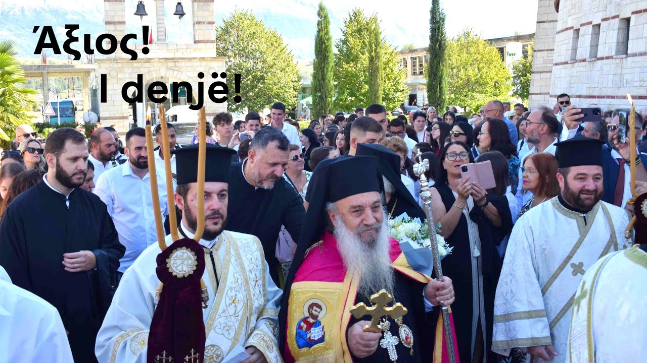 Fronëzimi i Hirësisë së Tij, Mitropolitit të Gjirokastrës ~ Ενθρόνιση νέου Μητροπολίτη Αργυροκάστρου