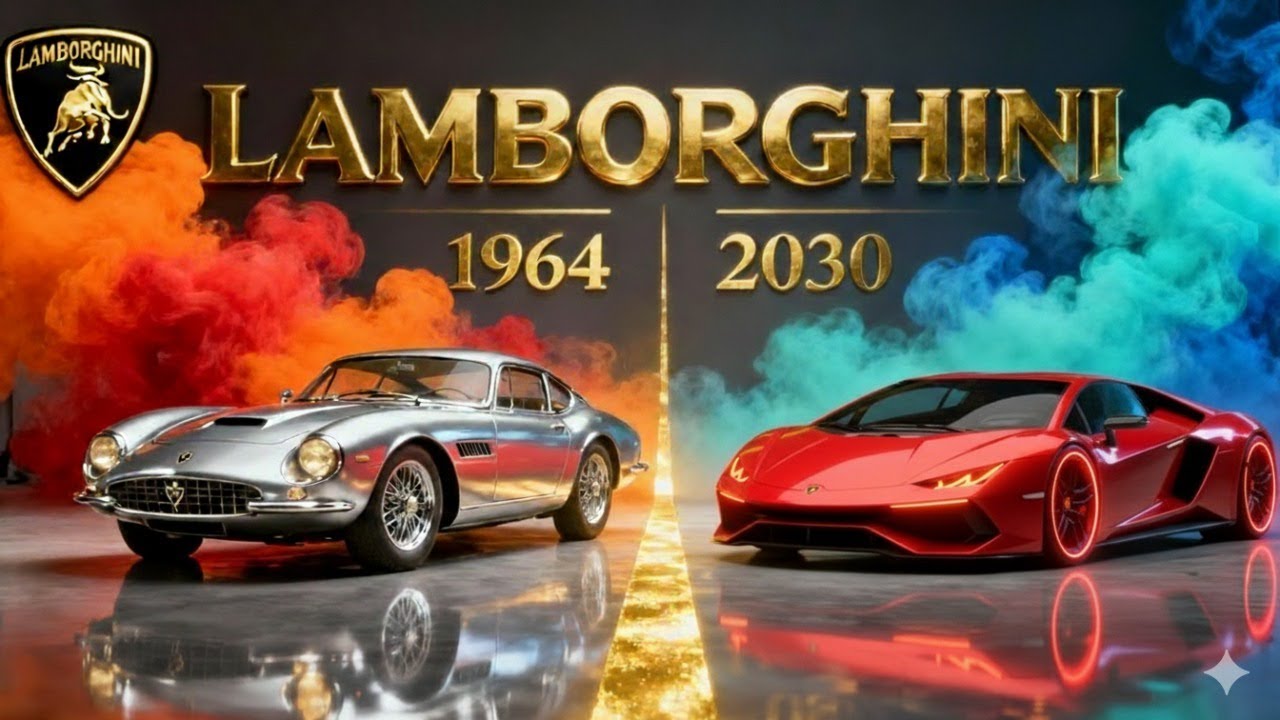 Lamborghini Supercar Evolution 1964 - 2030 | The Wildest Transformation Ever Made