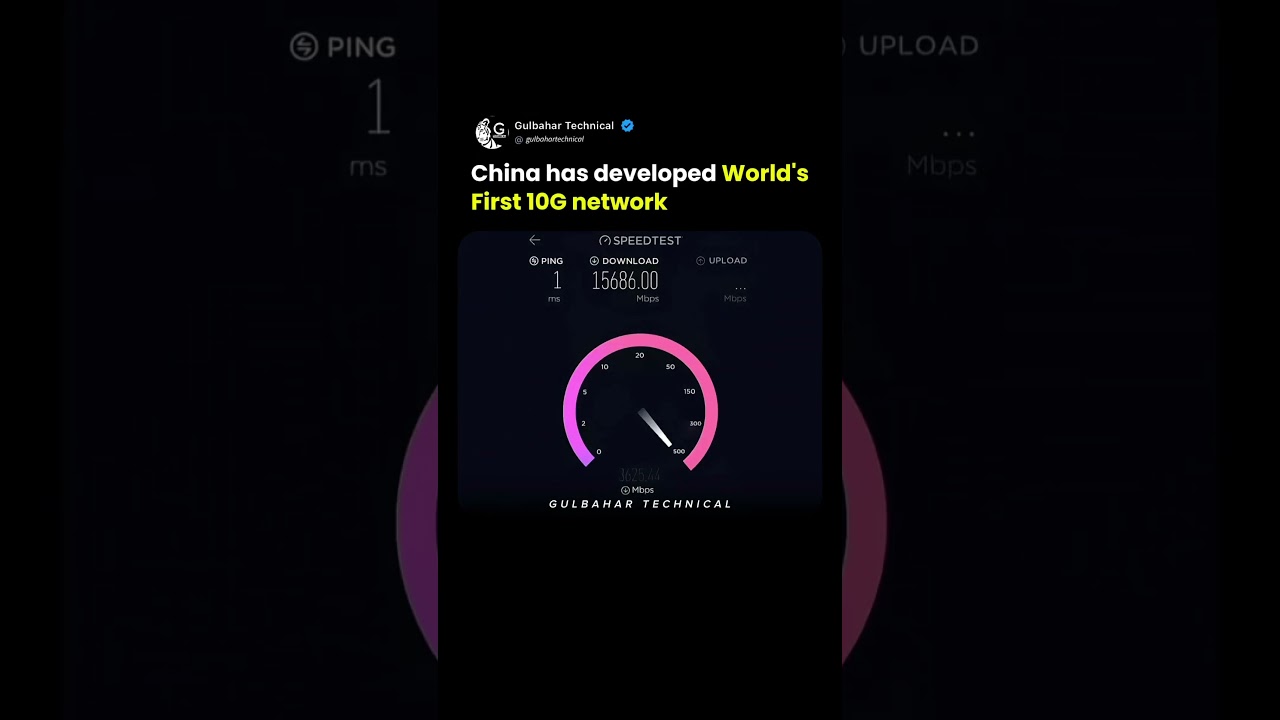 World&rsquo;s First 10G Network: China&rsquo;s New Tech Breakthrough! 🌍🔌