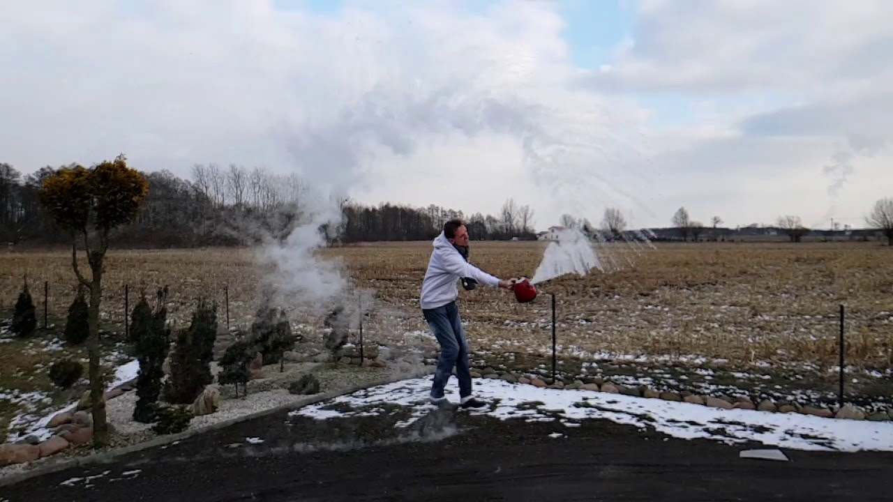 Wrzątek na mrozie