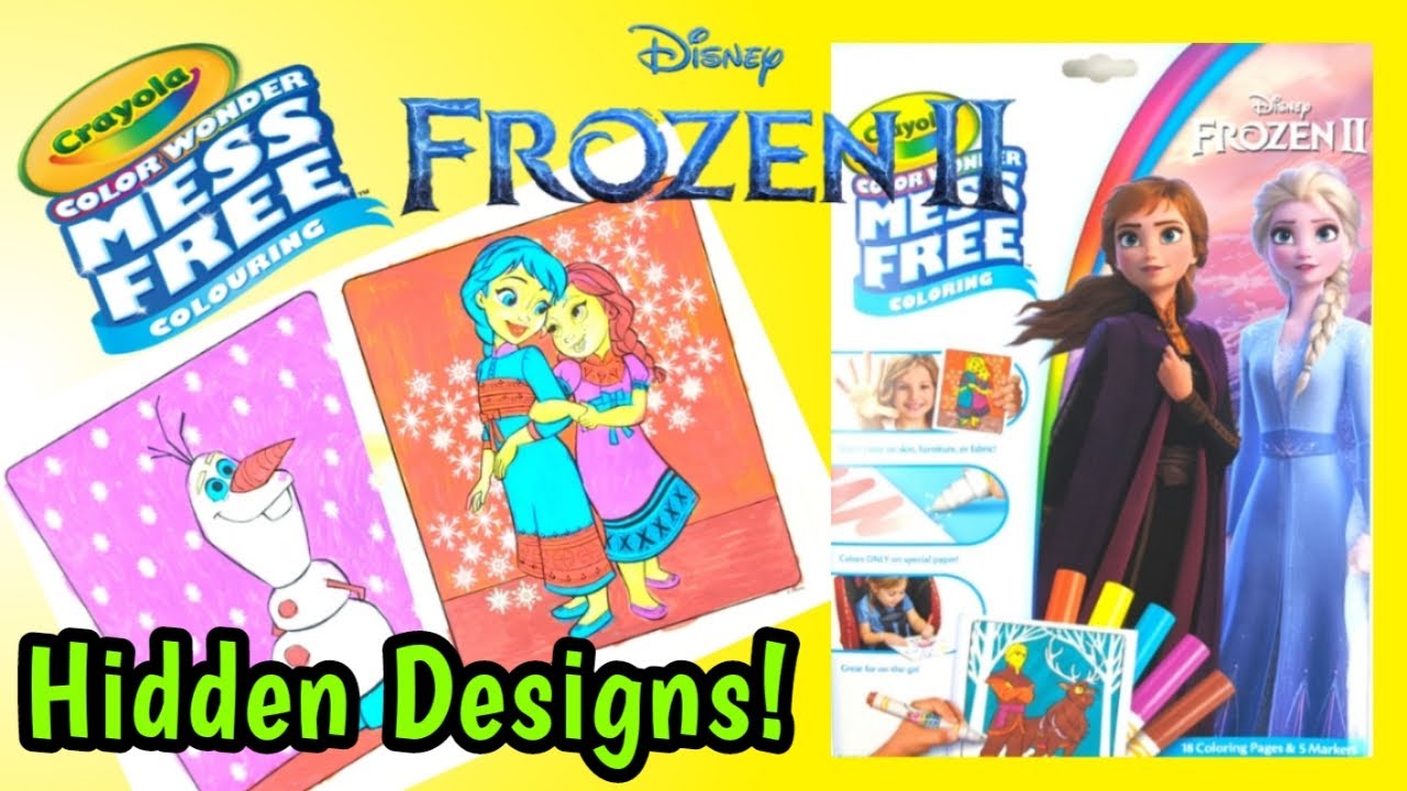 🎨🖍️Disney Frozen 2 | Frozen II | Crayola Color Wonder MESS FREE Coloring Pages & Markers [HD]