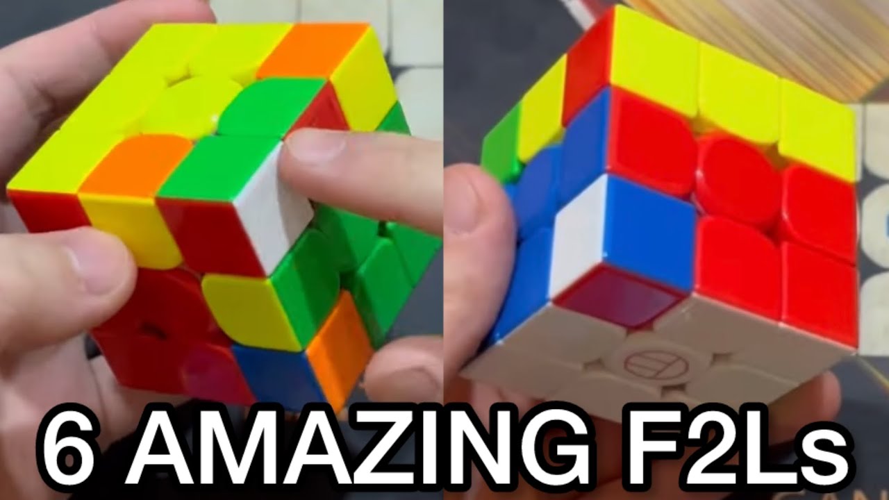 TOP 6 F2L tricks you SHOULD KNOW (pt 2)