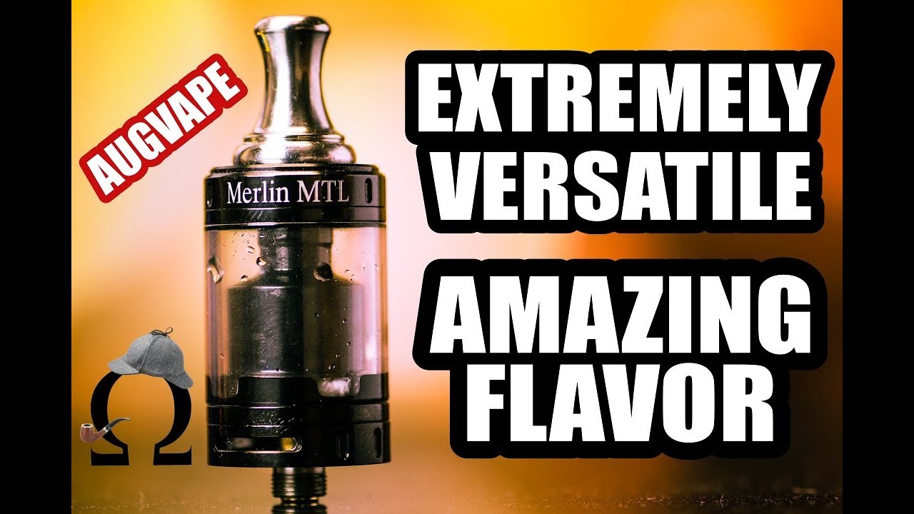 The Best Tank for Any Vaper? Merlin MTL RTA by AugVape Review - Best Flavor Tank