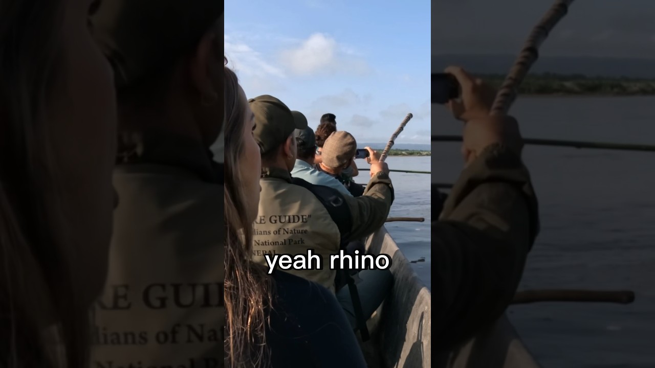 RHINO SIGHTING in a Canoe🦏🇳🇵