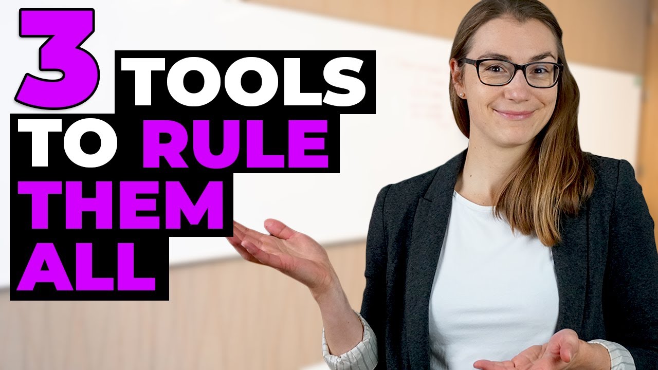 The Only 3 PRODUCTIVITY TOOLS You'll EVER Need