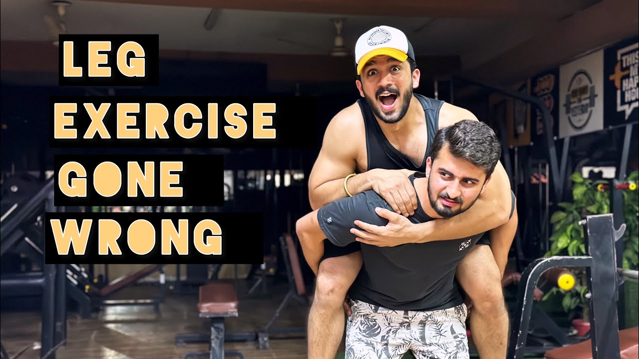 Legs exercise Gone wrong | socha kuch tha or hua kuch or 😪