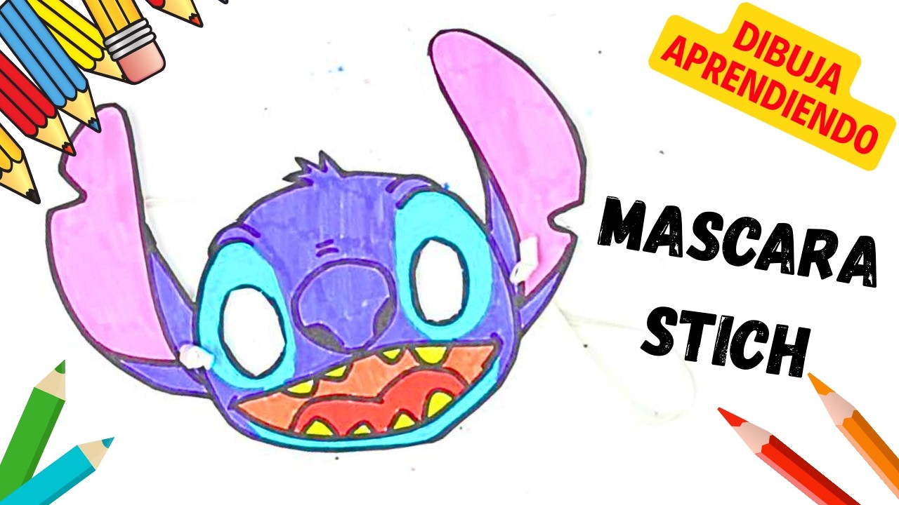 MASCARA CARNAVAL STICH 🎭