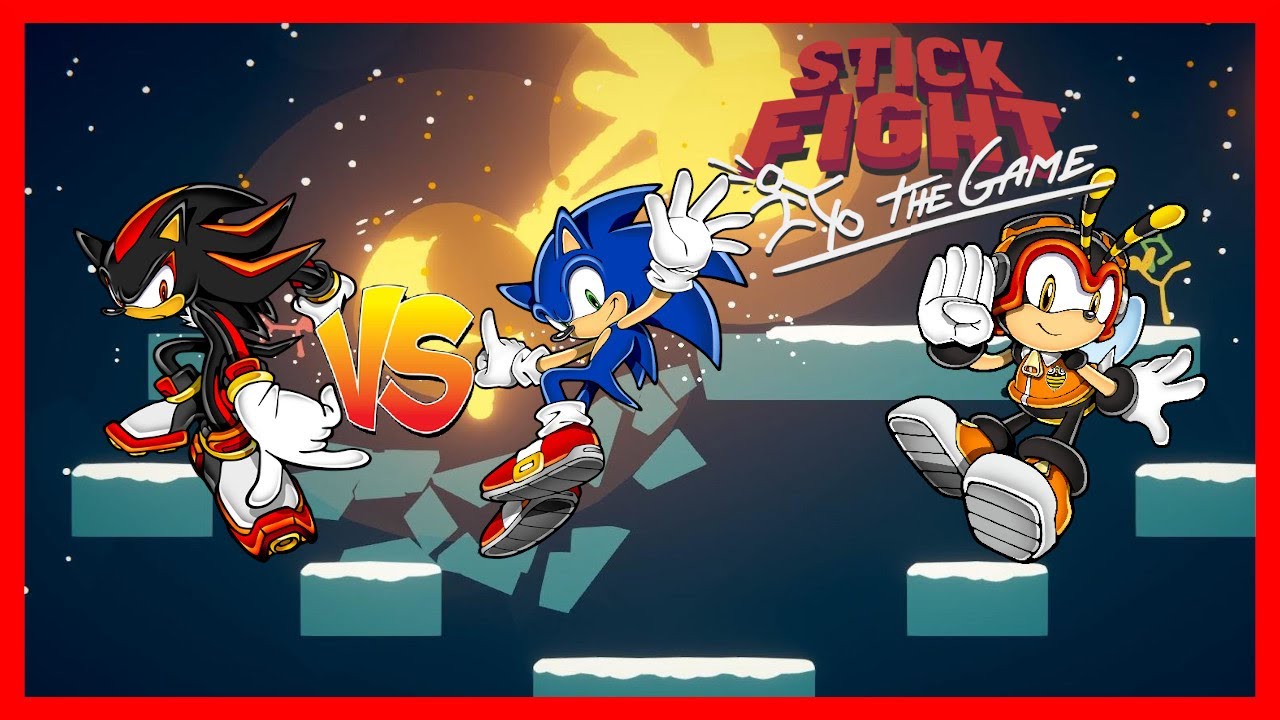 Shadow and Sonic duke it out in Stick Fight! Ft. Charmy
