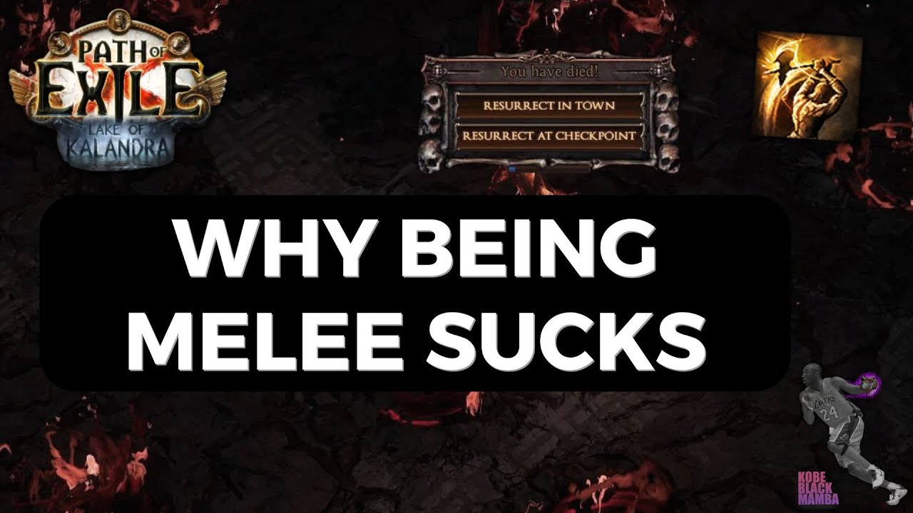 [PoE 3.19] Why True Melee is Awful for Bossing - From 10M to 1M DPS