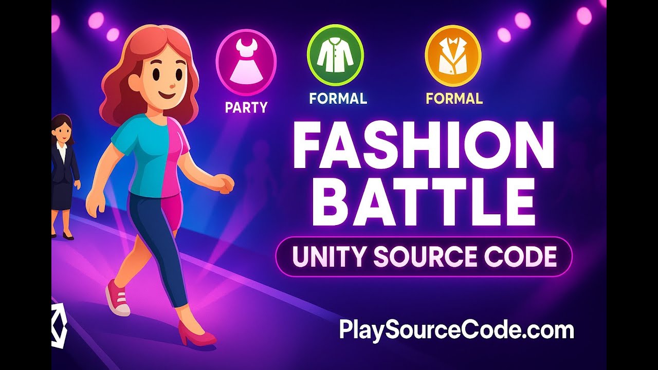 Fashion Battle &ndash; Unity Source Code | Catwalk Runner + Makeover  Buy & Reskin at Playsourcecode.com