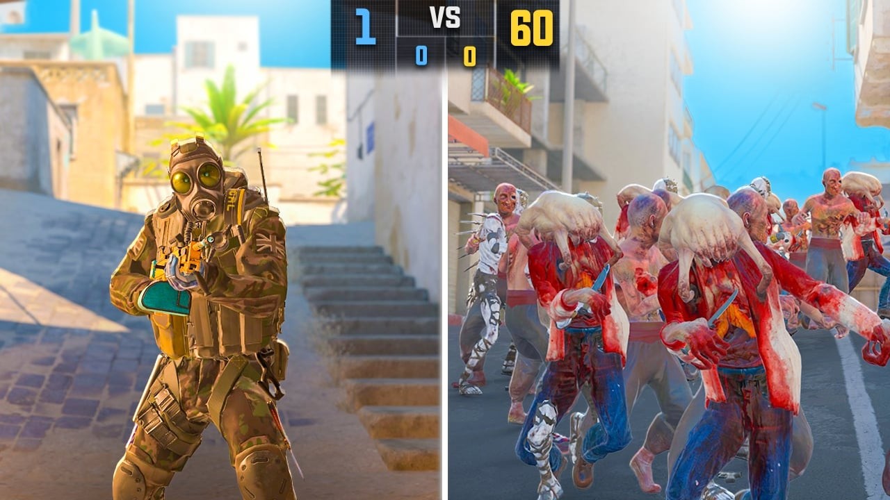 JA vs 60 GRACZY jako ZOMBIE w CS2!