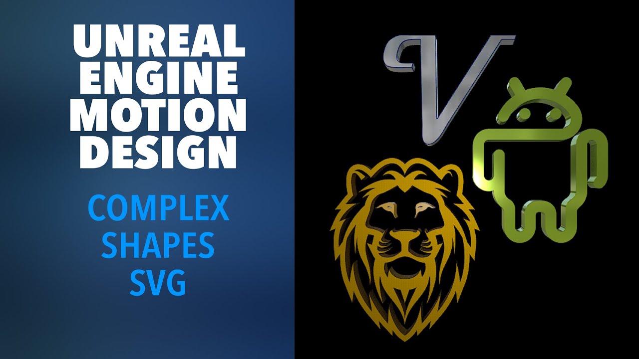 Unreal Engine Motion Design Tools: Creating Complex Shapes with SVGs