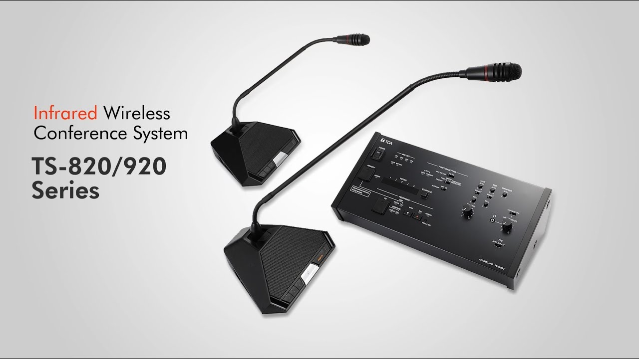 Infrared Wireless Conference System - TOA TS-820/920 Series