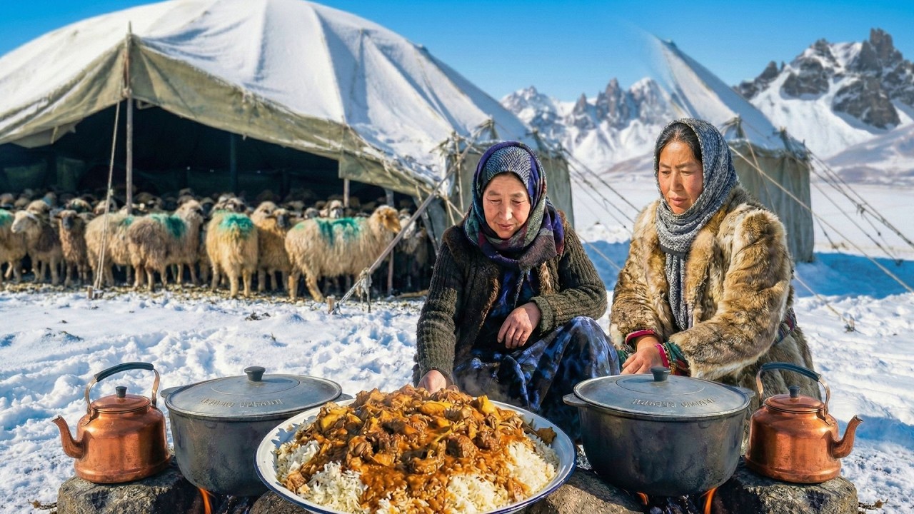SURVIVING AS A SHEPHERD IN ONE OF AFGHANISTAN’S COLDEST VILLAGES | EXTREME WINTER SURVIVAL