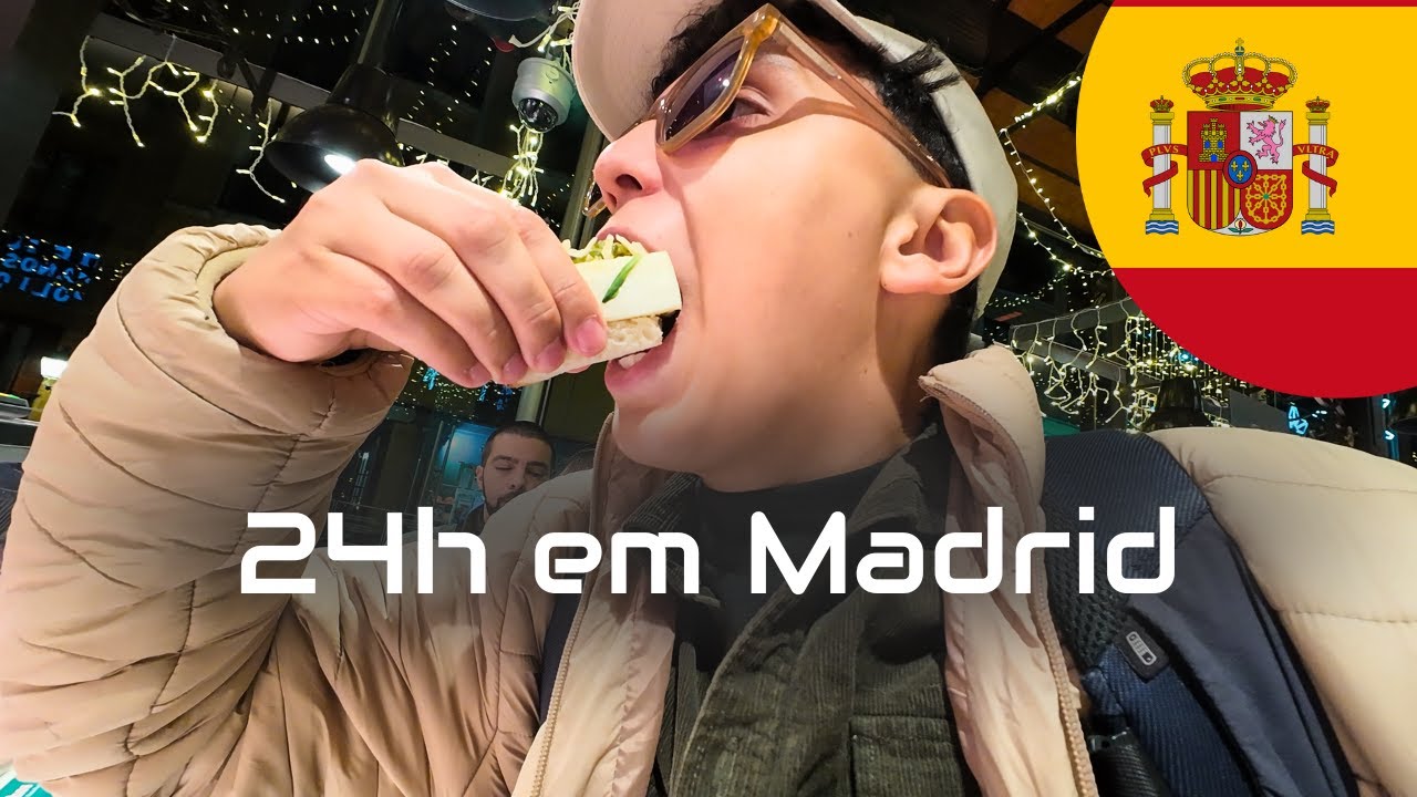 O QUE EU FIZ EM 24H DE CONEXÃO EM MADRID
