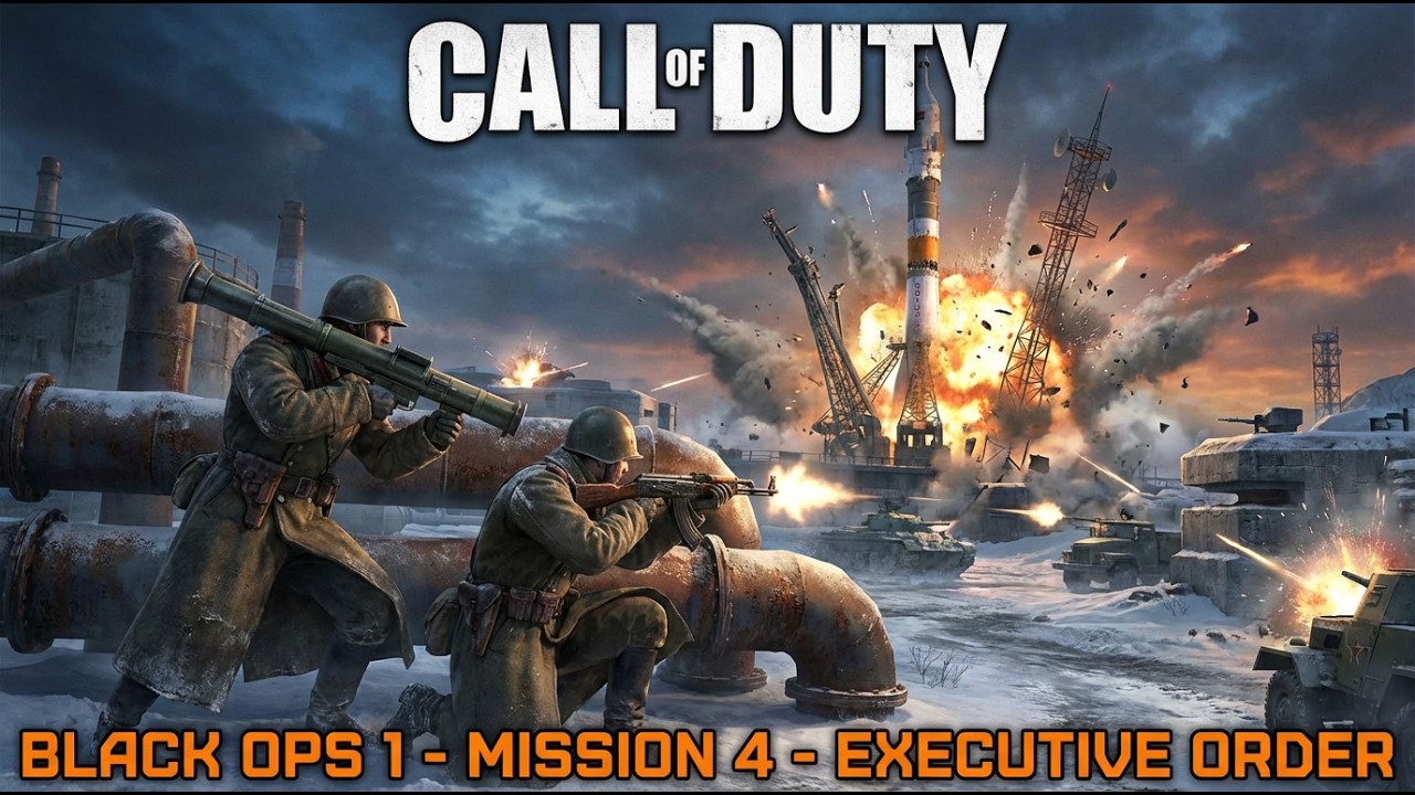 Call Of Duty Black Ops 1 – Mission 4 Executive Order Full Gameplay Walkthrough (HD)