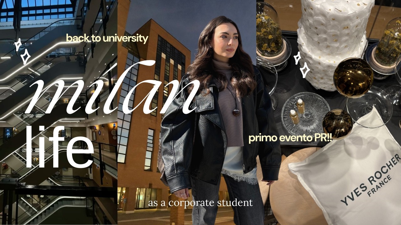 il mio PRIMO EVENTO da influencer, ritorno all'università e pilates! 🎓⭐️🏋🏻‍♀️ — a #week in my life