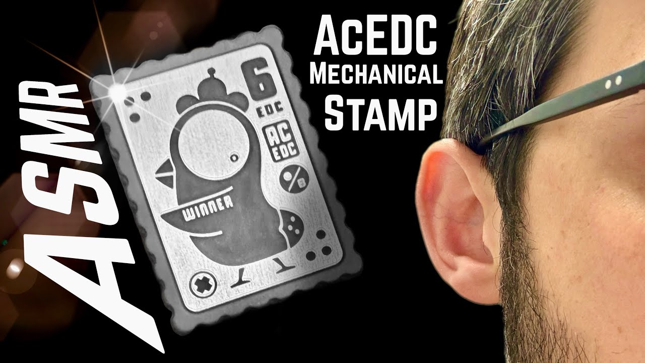 ASMR AcEDC Mechanical Stamp Fidget Slider Toy
