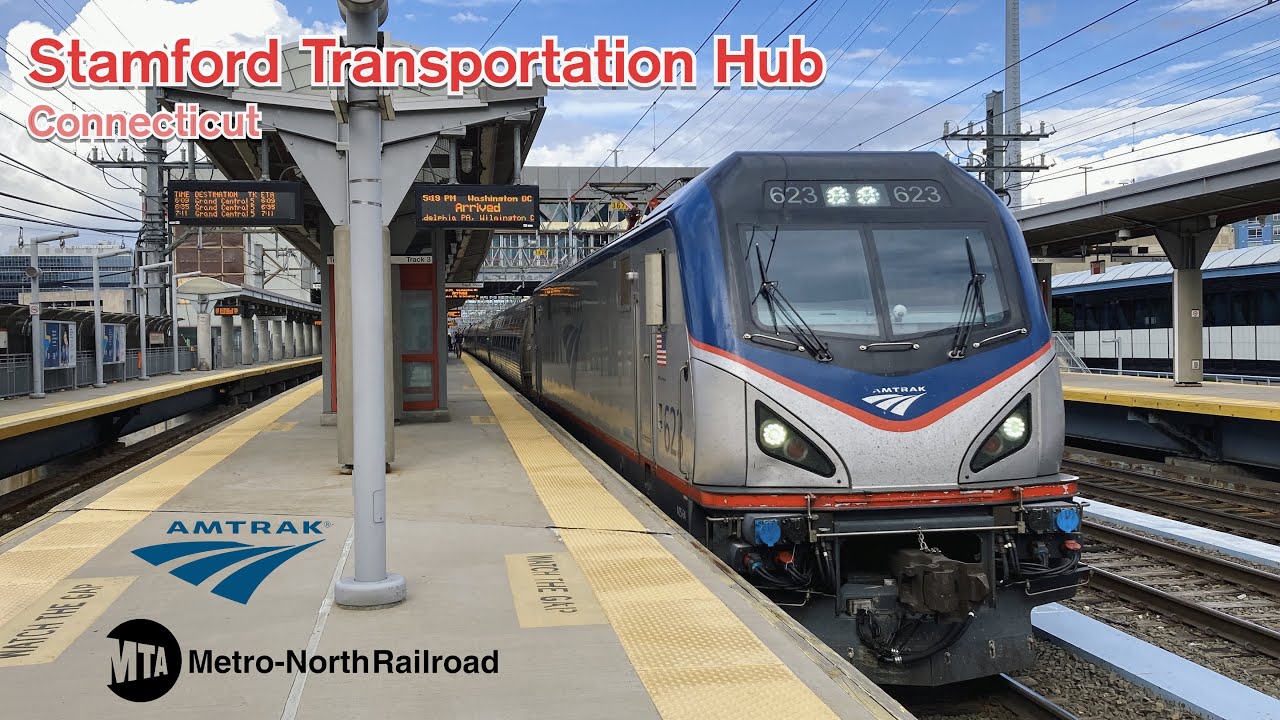 Amtrak / MN New Haven Line @ Evening Action At Stamford Station