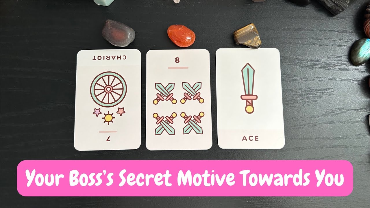 Your Boss’s Current INTENTIONS Towards You 🥸 Pick a Card Timeless Tarot Love Reading ✨