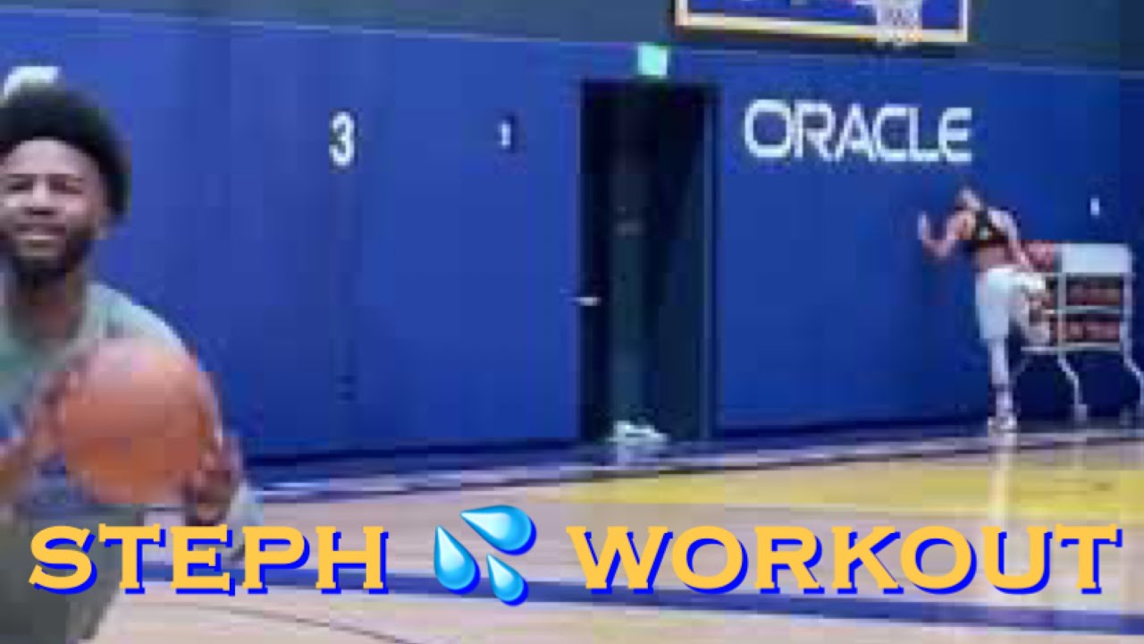 📺 Stephen Curry workout, then chills in weight room after Warriors training camp practice at