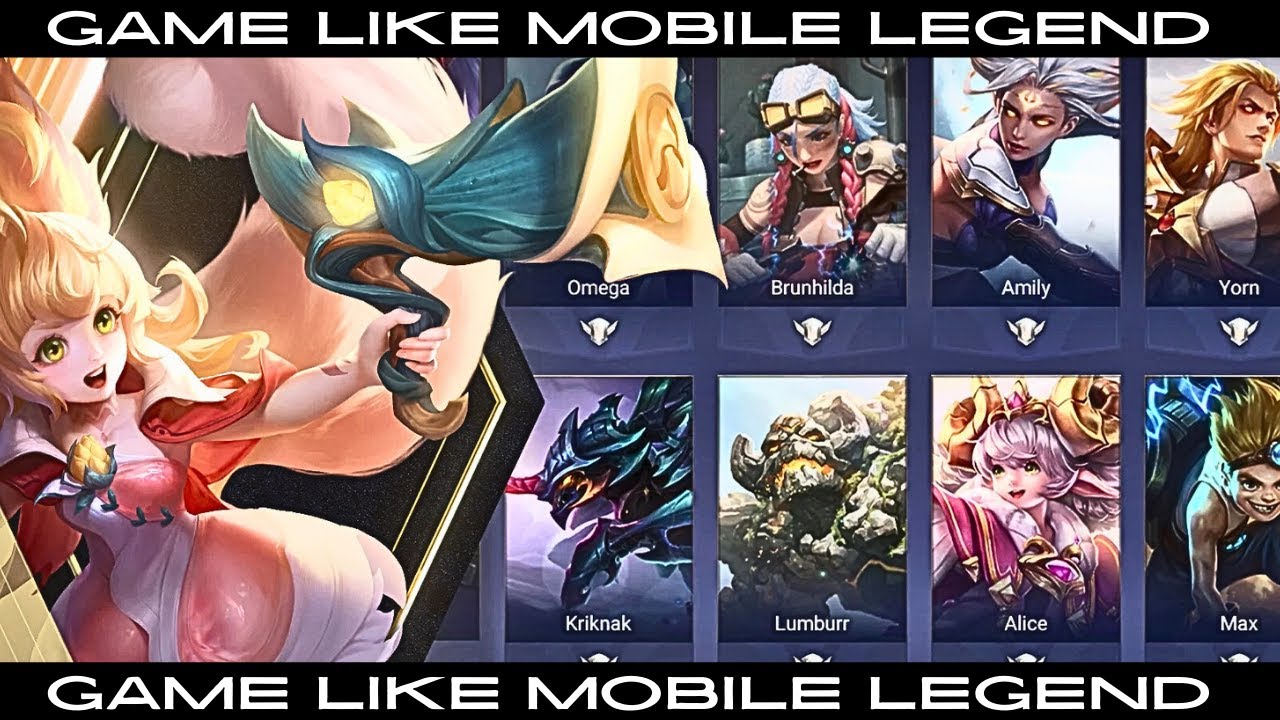 best moba games android and ios |  game similar to mobile legends | 5v5 game like mobile legends