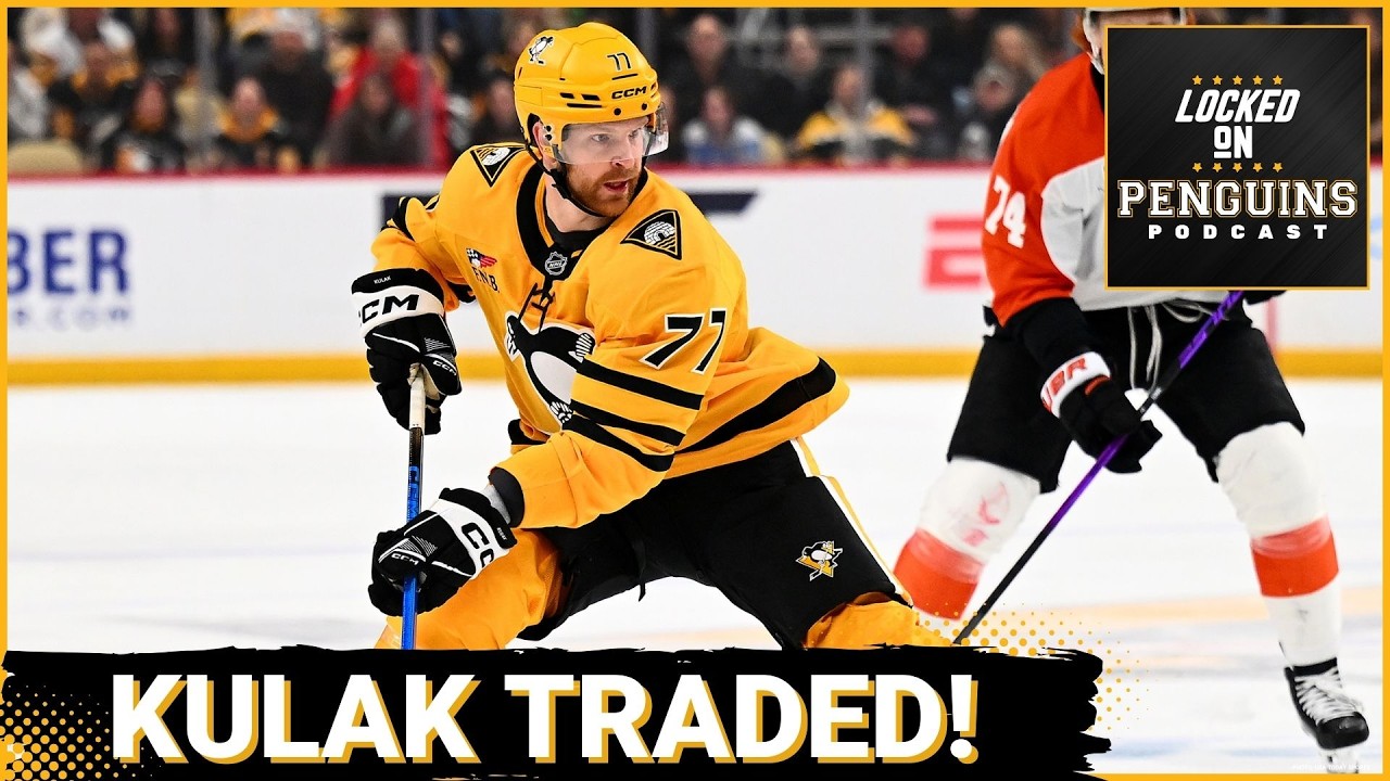 BREAKING: Penguins trade defenseman Brett Kulak to Colorado!