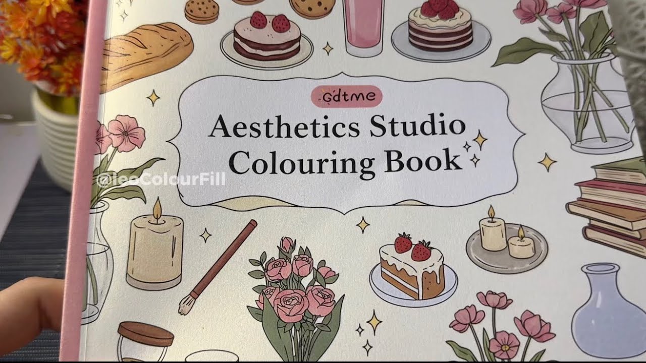 Aesthetic Studio Colouring Book ASMR 🎨✨ | No Talking • Fast & Satisfying Coloring Sounds