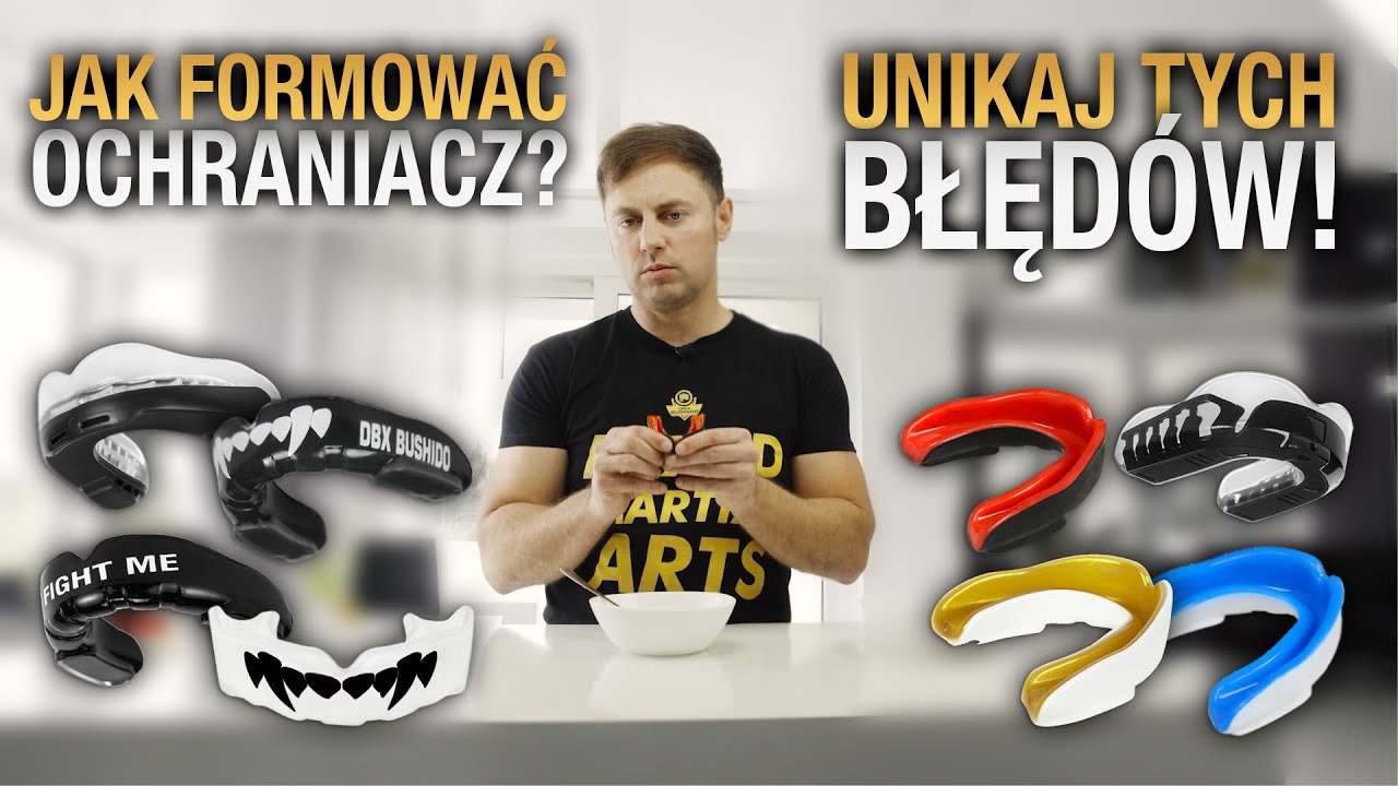 Jak uformować / dostosować ochraniacz na zęby - szczękę  [Instrukcja formowania]