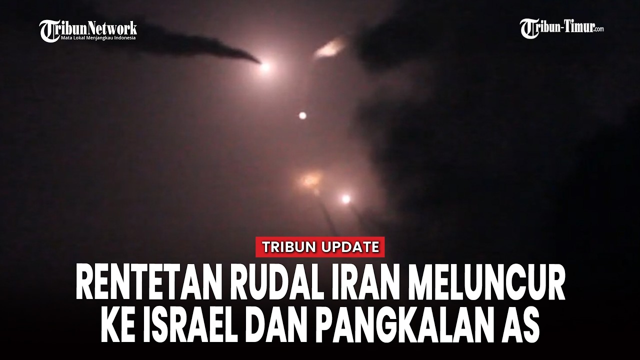 [FULL] MELIHAT Rudal Iran Meluncur ke Israel dan Pangkalan AS