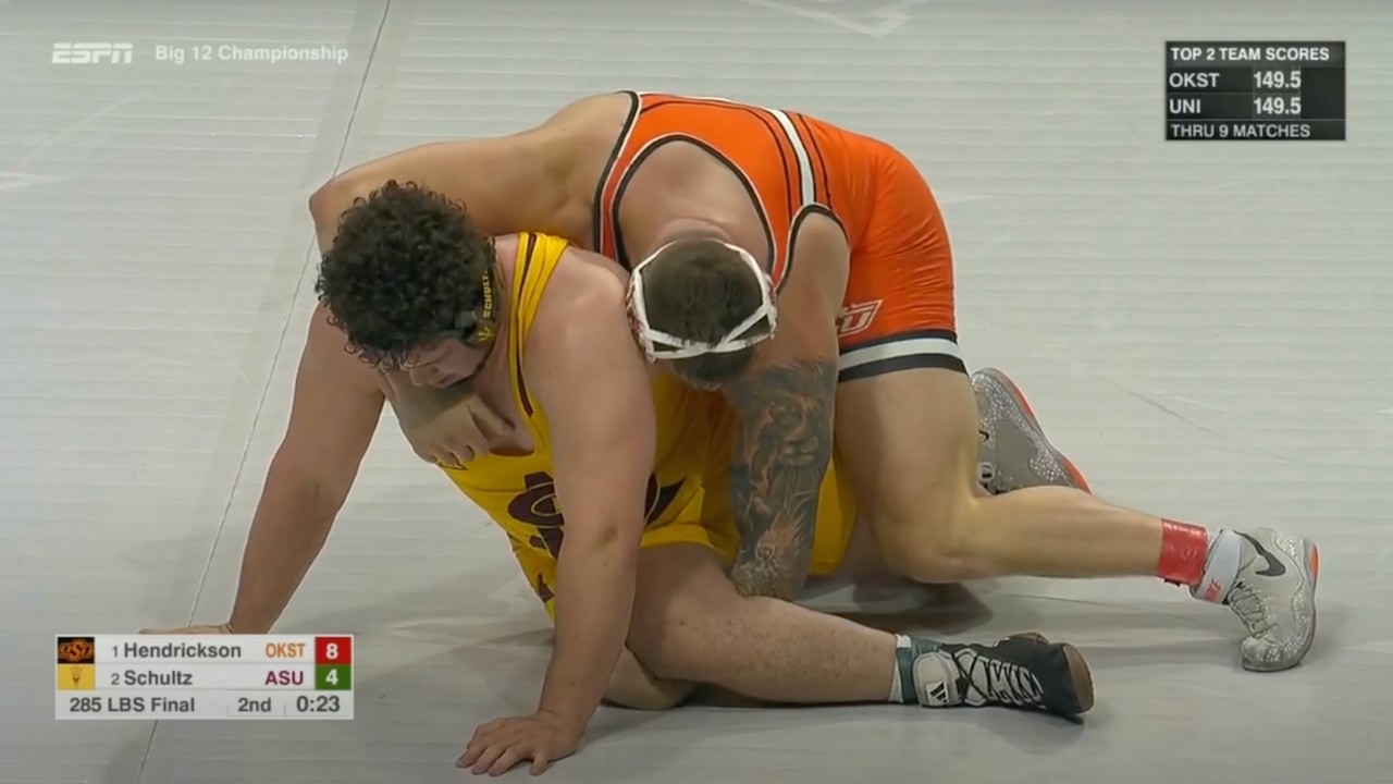 HWT Wyatt Hendrickson (Oklahoma State) vs Cohlton Schultz (Arizona State)