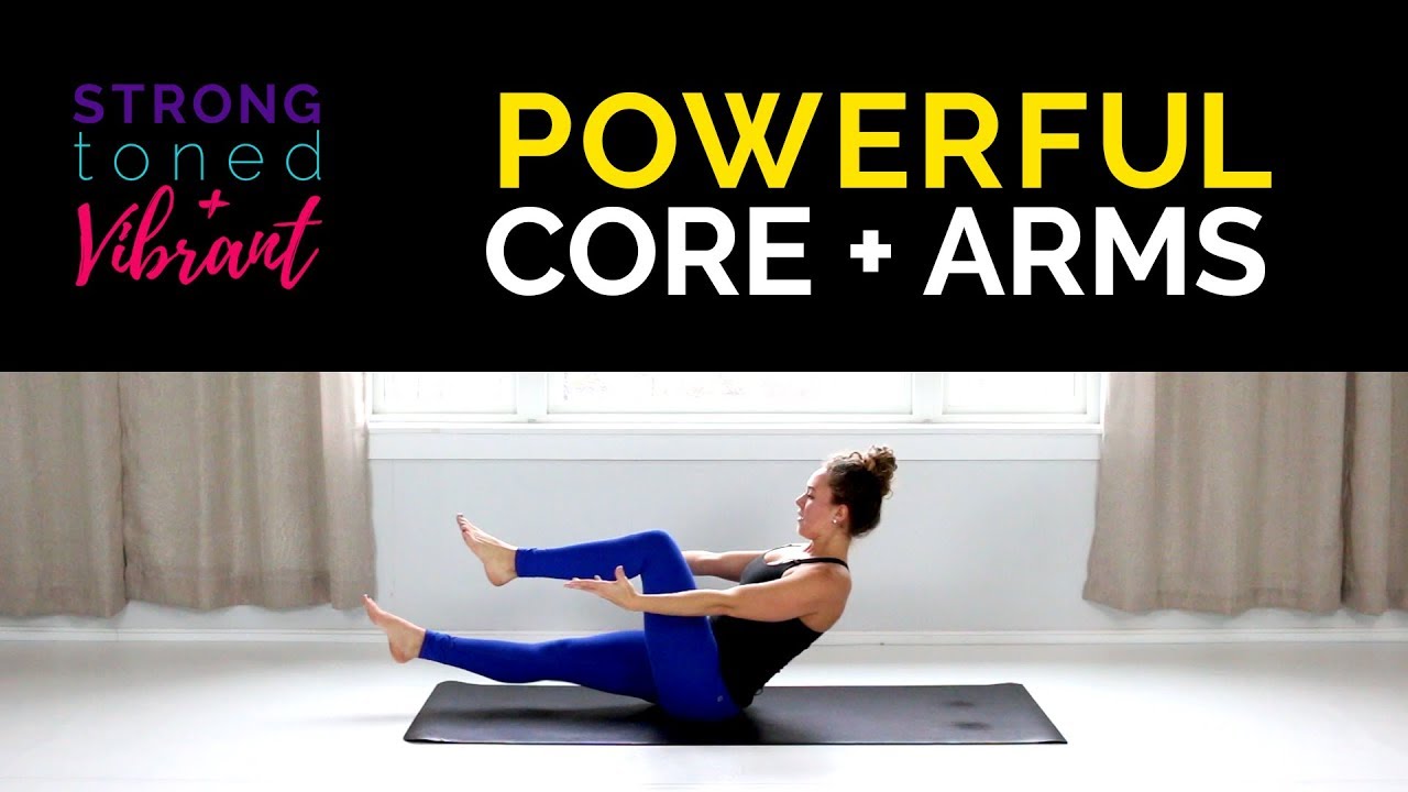 30 min Yoga Workout - Powerful Core + Arms