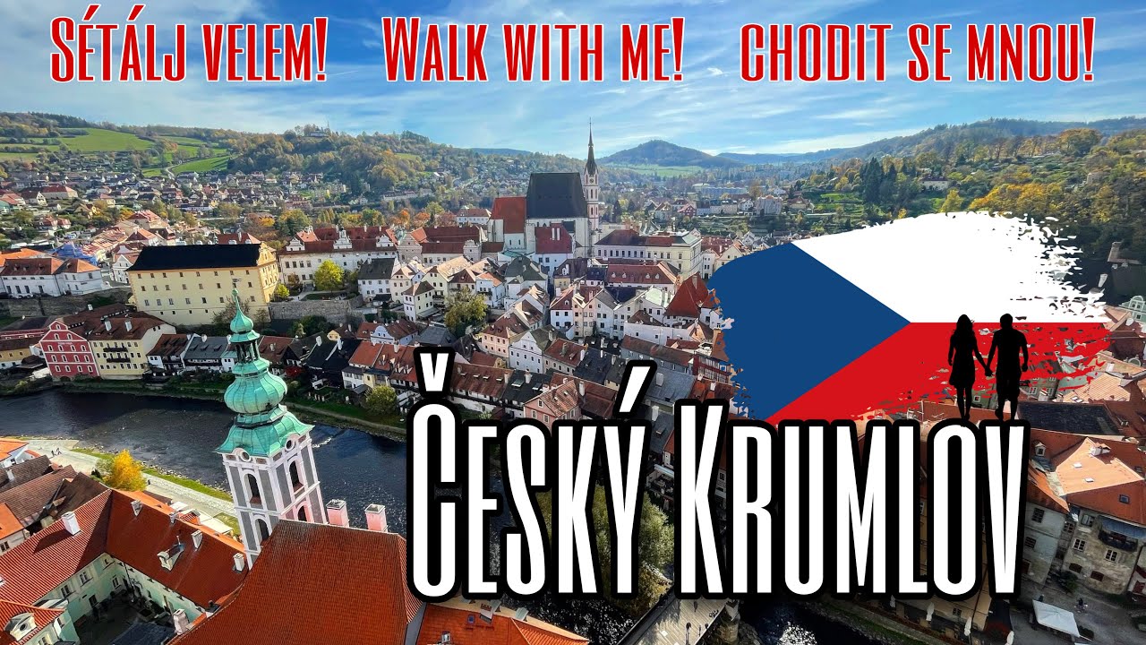 Český Krumlov - Sétálj velem! Walk with me! Chodit se mnou! #czech #ceskykrumlov #walkingtour